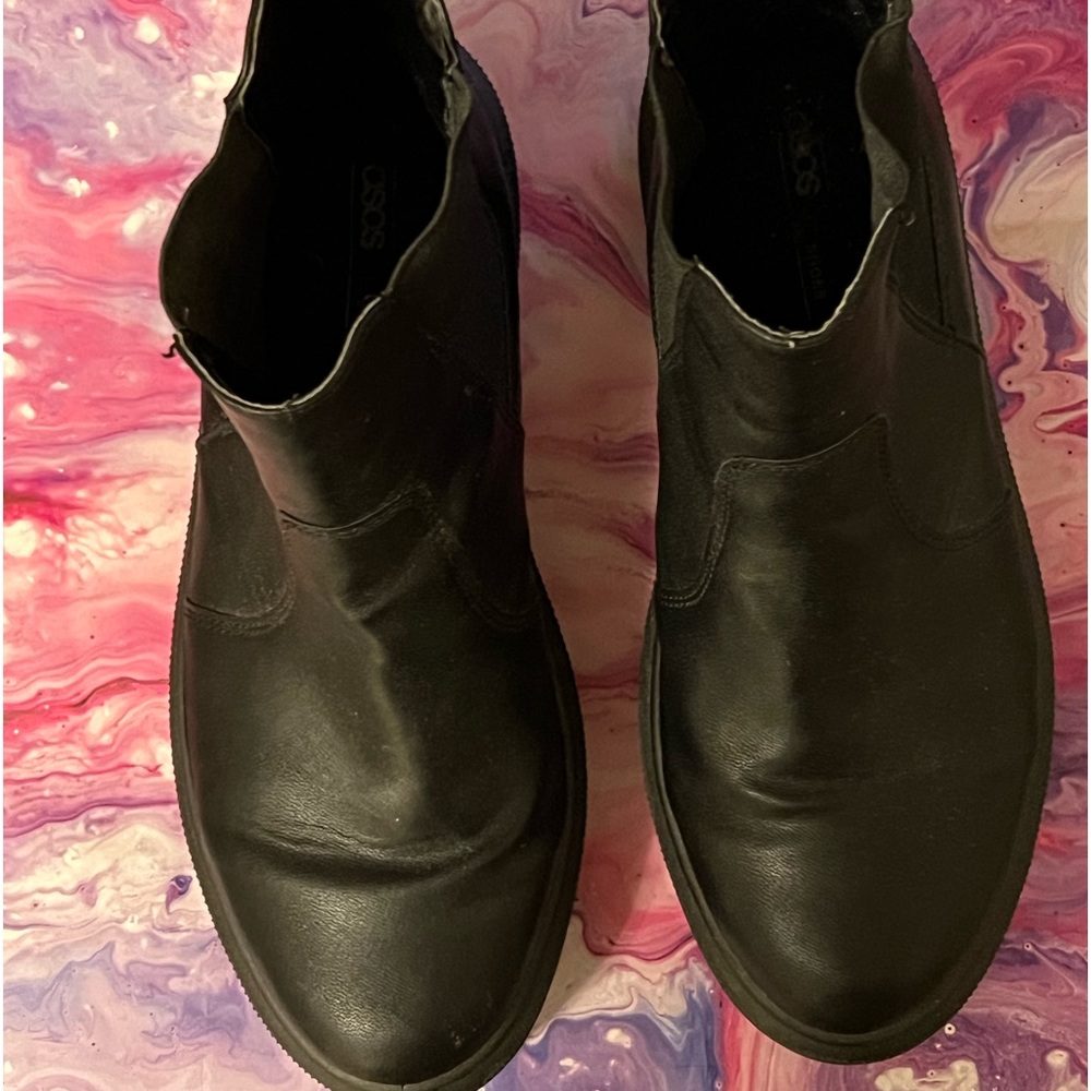 ASOS Black Booties US 10/ EU 41
